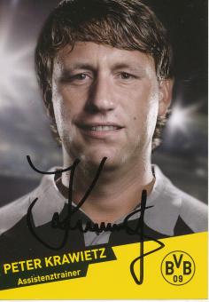 Peter Krawietz   2010/2011  Borussia Dortmund Fußball Autogrammkarte  original signiert 
