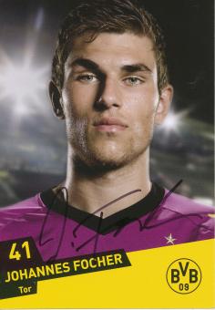 Johannes Focher   2010/2011  Borussia Dortmund Fußball Autogrammkarte  original signiert 