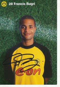 Francis Bugri   2001/2002  Borussia Dortmund Fußball Autogrammkarte  original signiert 