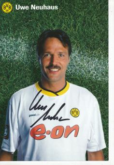 Uwe Neuhaus   2001/2002  Borussia Dortmund Fußball Autogrammkarte  original signiert 