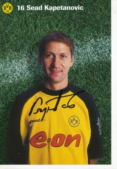 Sead Kapetanovic   2001/2002  Borussia Dortmund Fußball Autogrammkarte  original signiert 