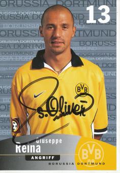 Giuseppe Reina  1999/2000  Borussia Dortmund Fußball Autogrammkarte  original signiert 