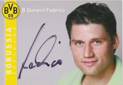 Giovanni Federico  2007/2008  Borussia Dortmund Fußball Autogrammkarte  original signiert 