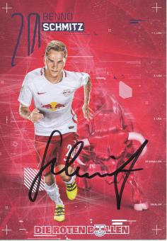 Benno Schmitz  2016/2017  RB Leipzig  Fußball Autogrammkarte  original signiert 