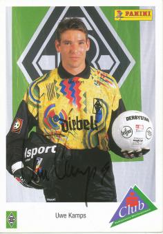 Uwe Kamps  1996/1997  Borussia Mönchengladbach Fußball Autogrammkarte original signiert 