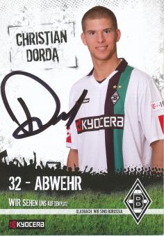 Christian Dorda  2008/2009  Borussia Mönchengladbach Fußball Autogrammkarte original signiert 