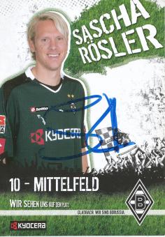 Sascha Rösler  2007/2008  Borussia Mönchengladbach Fußball Autogrammkarte original signiert 