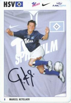 Marcel Ketelaer   2001/2002  Hamburger SV  Fußball Autogrammkarte original signiert 