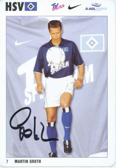 Martin Groth   2001/2002  Hamburger SV  Fußball Autogrammkarte original signiert 