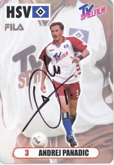 Andrei Panadic   2000/2001  Hamburger SV  Fußball Autogrammkarte original signiert 