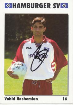 Vahid Hashemian  1999/2000  Hamburger SV  Fußball Autogrammkarte original signiert 