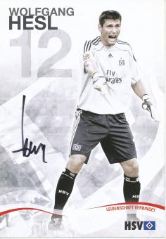 Wolfgang Hesl   2009/2010  Hamburger SV  Fußball Autogrammkarte original signiert 
