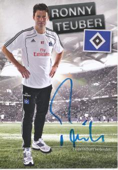 Ronny Teuber   2010/2011  Hamburger SV  Fußball Autogrammkarte original signiert 