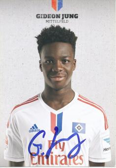 Gideon Jung   2014/2015  Hamburger SV  Fußball Autogrammkarte original signiert 