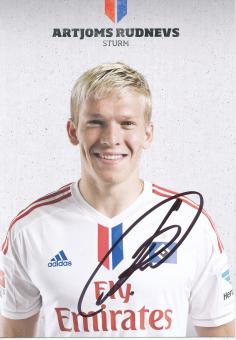 Artjoms Rudnevs   2014/2015  Hamburger SV  Fußball Autogrammkarte original signiert 