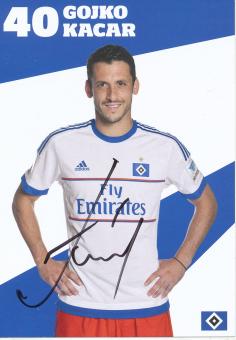Gojko Kacar  2015/2016  Hamburger SV  Fußball Autogrammkarte original signiert 