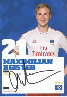 Maximilian Beister  2012/2013  Hamburger SV  Fußball Autogrammkarte original signiert 