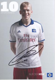 Artjoms Rudnevs  2013/2014  Hamburger SV  Fußball Autogrammkarte original signiert 