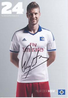 Slobodan Rajkovic  2013/2014  Hamburger SV  Fußball Autogrammkarte original signiert 