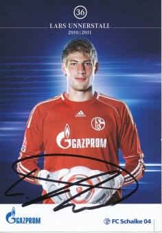 Lars Unnerstall  2010/2011  Schalke 04  Fußball Autogrammkarte original signiert 