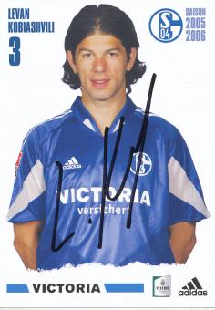 Levan Kobiashvili   2005/2006  Schalke 04  Fußball Autogrammkarte original signiert 