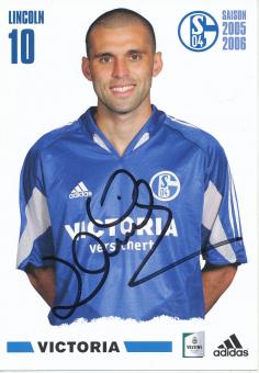Lincoln   2005/2006  Schalke 04  Fußball Autogrammkarte original signiert 