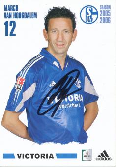 Marco van Hoogdalem   2005/2006  Schalke 04  Fußball Autogrammkarte original signiert 