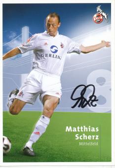 Matthias Scherz  2005/2006   FC Köln  Fußball Autogrammkarte original signiert 