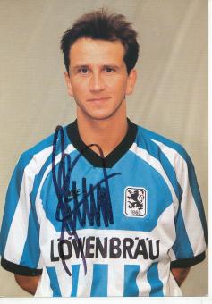 Matthias Hamann   1995/1996   1860 München Fußball Autogrammkarte original signiert 