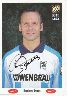 Bernd Trares   1996/1997   1860 München Fußball Autogrammkarte original signiert 
