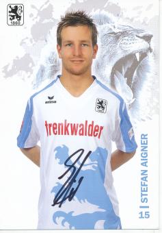 Stefan Aigner  2008/2009   1860 München Fußball Autogrammkarte original signiert 
