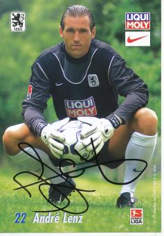 Andre Lenz  2003/2004   1860 München Fußball Autogrammkarte original signiert 