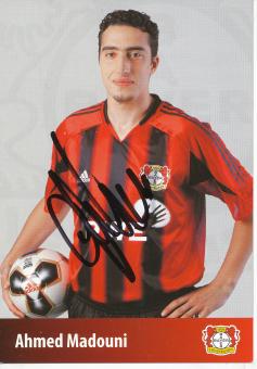 Ahmed Madouni   2005/2006  Bayer 04 Leverkusen  Fußball Autogrammkarte original signiert 