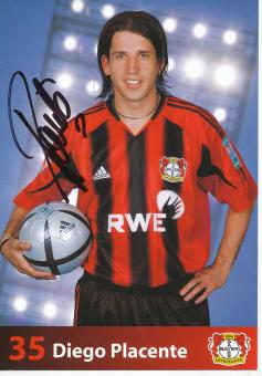 Diego Placente  2004/2005  Bayer 04 Leverkusen  Fußball Autogrammkarte original signiert 