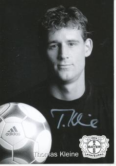Thomas Kleine  2001/2002  Bayer 04 Leverkusen  Fußball Autogrammkarte original signiert 