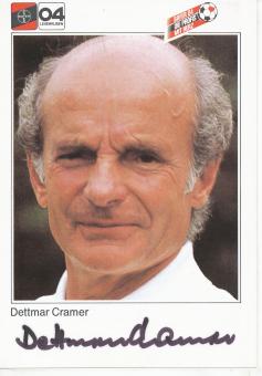 Dettmar Cramer † 2015  Bayer 04 Leverkusen  Fußball Autogrammkarte original signiert 