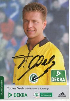 Tobias Welz   DFB  Fußball Schiedsrichter Autogrammkarte  original signiert 