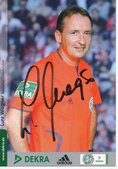 Lutz Wagner   DFB  Fußball Schiedsrichter Autogrammkarte  original signiert 