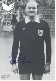 Volker Roth   DFB  Fußball Schiedsrichter Autogrammkarte  original signiert 