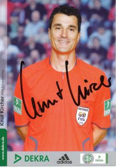 Knut Kircher   DFB  Fußball Schiedsrichter Autogrammkarte  original signiert 
