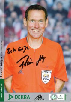 Florian Meyer  DFB  Fußball Schiedsrichter Autogrammkarte  original signiert 
