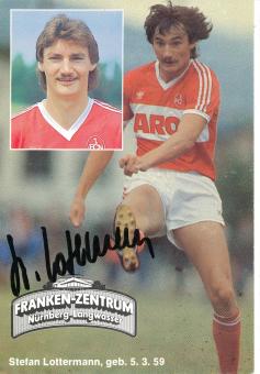 Stefan Lottermann   1983/1984  FC Nürnberg  Fußball Autogrammkarte original signiert 