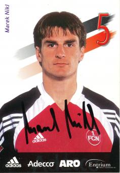 Marek Nikl  2001/2002  FC Nürnberg  Fußball Autogrammkarte original signiert 