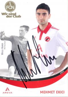 Mehmet Ekici   2010/2011  FC Nürnberg  Fußball Autogrammkarte original signiert 