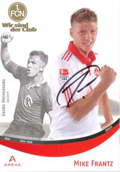 Mike Frantz   2010/2011  FC Nürnberg  Fußball Autogrammkarte original signiert 