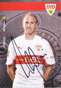 Ludovic Magnin  2007/2008  VFB Stuttgart Fußball Autogrammkarte original signiert 