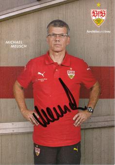 Michael Meusch  2015/2016   VFB Stuttgart Fußball Autogrammkarte original signiert 
