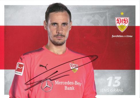 Jens Grahl  2017/2018   VFB Stuttgart Fußball Autogrammkarte original signiert 