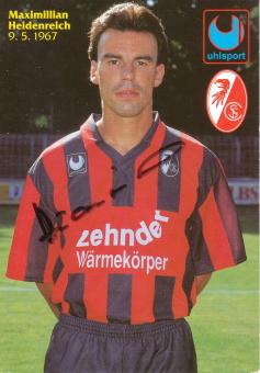 Maximillian Heidenreich  1994/1995  SC Freiburg  Fußball Autogrammkarte original signiert 