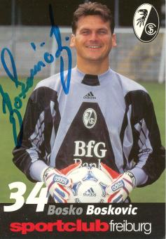 Bosko Boskovic  1998/1999  SC Freiburg  Fußball Autogrammkarte original signiert 